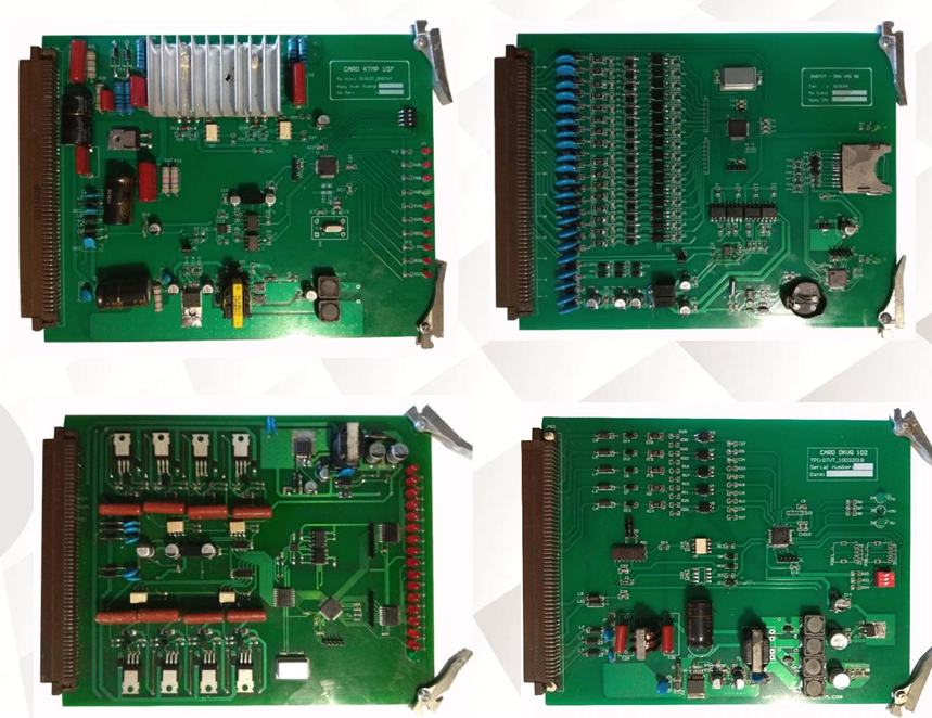 Các vi mạch trong máy tính đầu máy