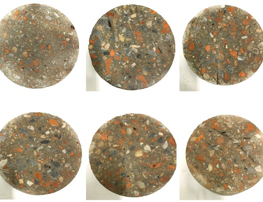 Bê tông tái chế với các hàm lượng cốt liệu tái chế khác nhau